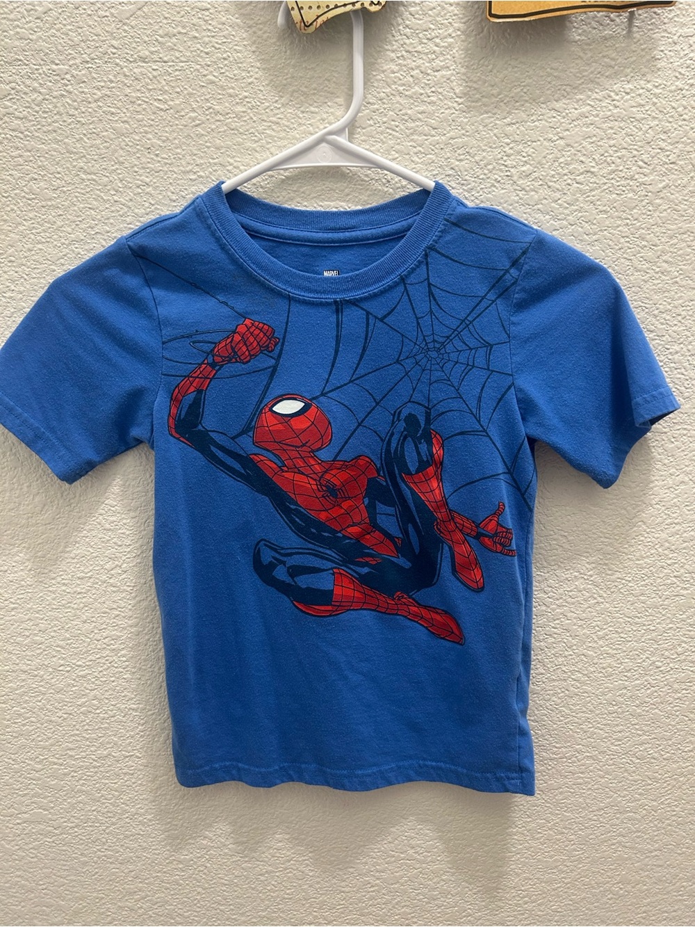 Marvel Blue and Red Spider-Man Short Sleeve Tee